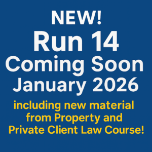 Private Trust Administration Course Run 14