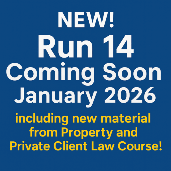 Private Trust Administration Course Run 14